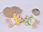 【外贸原单】两只带帽小熊吊绳公仔