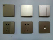 胜点开关V6金色 声光控开关