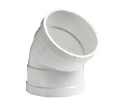 联塑PVC排水45°弯头φ250