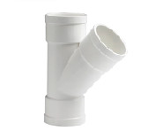 联塑PVC排水45°斜三通φ75