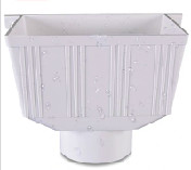 联塑PVC排水方型雨水斗φ110