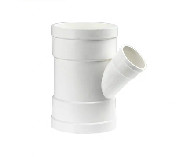 联塑PVC排水异径斜三通φ110*75