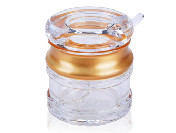 金边亚克力调味瓶配勺子7*9cm