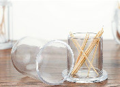 亚克力圆形牙签瓶5.5*8cm