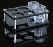 亚克力圆孔杯架6孔