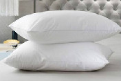 枕芯全棉仿羽布进口羽丝棉枕1400g