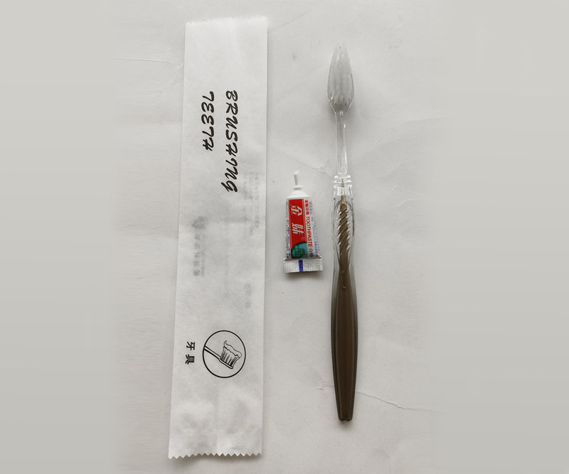 北欧风情环保纸袋牙具D款