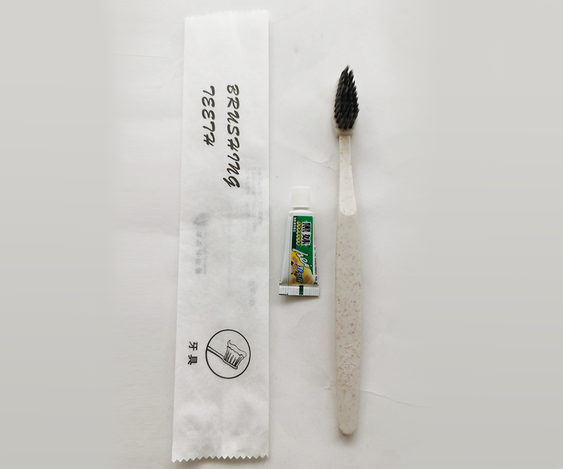 北欧风情环保纸袋牙具H款