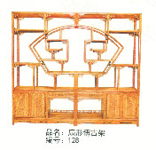 扇形博古架 128