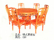 明式圆餐枱 089