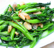 生炒菜心