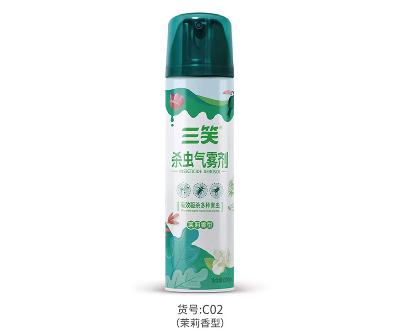 600ml三笑杀虫气雾剂(茉莉)
