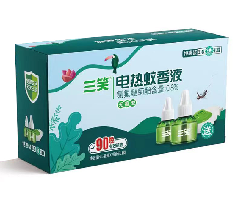 三笑电蚊香液2瓶1器(无香)
